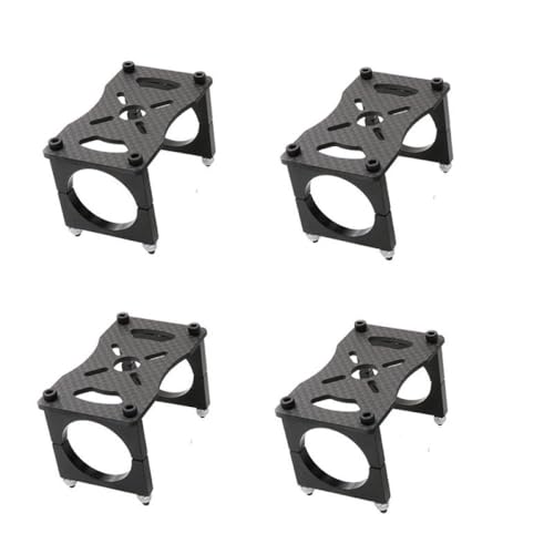 NexusDrive 4Sets 12mm 16 mm 20 mm 22 mm 25 mm 30 mm 30 mm 3K Carbonfaserrohrklemme mit Montageplattenmotor -Basis -Kit für RC -Drohnen Multicopter -Rahmen kompatibel mit Standardmotorbasen(30mm) von NexusDrive