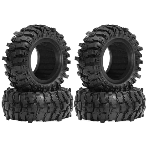 NexusDrive 4pcs 1,9 Zoll 88 mm Alle Terrain -Crawler -Reifen kompatibel mit H12Y+ und AXI03007 RC -Autos von NexusDrive