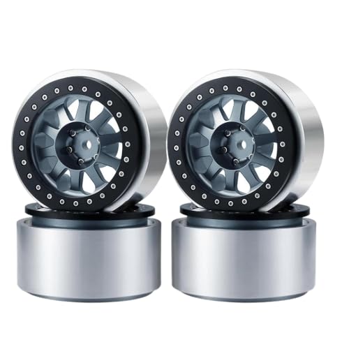NexusDrive 4pcs 2,9 Zoll Beadlock Wheel Rim Aluminiumrad -Hub -Kompatibil(No.3 Titanium) von NexusDrive