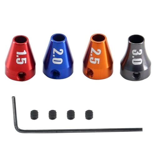 NexusDrive 4pcs -Plattierung Sechskantschraubendreher Set 1 5 mm 2 mm 2 5 mm 3 mm für RC Model Car Boat Flugzeug Flugzeug kompatibel mit verschiedenen DIY -Werkzeugen(Marking) von NexusDrive