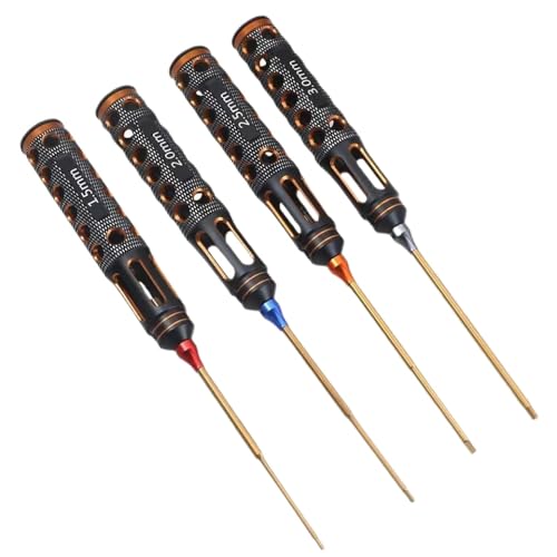 NexusDrive 4pcs Sechskantschraubendreher Einstellen 1,5 mm 2,0 mm 2,5 mm 3,0 mm für RC -Auto -Flugzeug -Bootsmodell -Reparaturwerkzeuge, die mit verschiedenen RC -Modellen und Marken kompatibel sind NexusDrive 4pcs Sechskantschraubendreher Einstellen 1,5 mm 2,0 mm 2,5 mm 3,0 mm für RC -Auto -Flugzeug -Bootsmodell -Reparaturwerkzeuge, die mit verschiedenen RC -Modellen und Marken kompatibel sind von NexusDrive