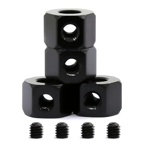 NexusDrive 5 mm bis 12 mm Sechskantadapterrad -Hub -Combiner für D12 B14 B16 B24 B36 C14 C24 Mn D91 kompatibel mit RC -Autoteilen und -Modellen(Black) von NexusDrive