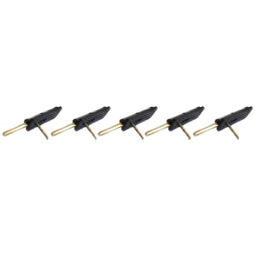 NexusDrive 5pcs 48x13mm RC Flugzeug Cockpit Cockpit Feder Latch Catch Deckabdeckungsschlos(Black) von NexusDrive