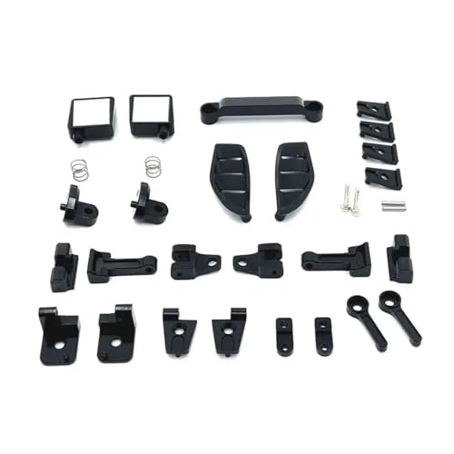 NexusDrive 6061 Aluminium 41G Metallkörperteile für 1 12 H12Y H12Y+ RC -Cars -Upgrade -Modifikationsmodifizierung kompatibel mit Standard -RC -Modellen(Black) von NexusDrive