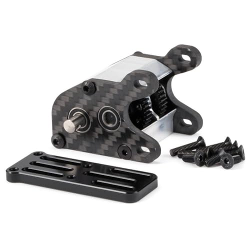 NexusDrive 62G Ultraleicht Dual Motor Getriebe 48Pitch Overdrive Dig Getriebe kompatibel mit 1 10 -Skala -RC -Crawler und sportlichen Betrüger -Rigs(Silver) von NexusDrive