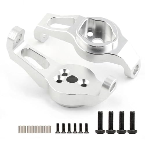 NexusDrive Aluminium C Hubs 8232 Aktualisieren Teile für 1 10 Skala RC Crawler Car kompatibel mit T4 -Modell Fernbedienungfahrzeugen(Silver) von NexusDrive