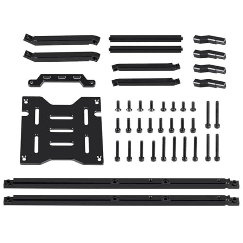 NexusDrive Aluminium -Chassis -Klammer und ESC -Mount -Platten -Upgrade Teil für 1 5 -Skala -RC -Autos, die mit verschiedenen Modellen kompatibel sind von NexusDrive
