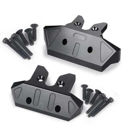 NexusDrive Aluminium -Stoßfängerschutz für 1/8 -Skala 4WD RC -Autos vorne und hinten Upgrade -Teile, die mit verschiedenen Modellen kompatibel sind(Front and Rear) von NexusDrive