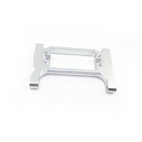 NexusDrive Aluminium vordere Heck -Chassis -Klammerkreuzstrahlstrahlhalterungen kompatibel mit 1 10 -Skala -RC -Crawler -Auto -Upgrade -Teilen für Verschiedene Modelle(Front-Silver) von NexusDrive