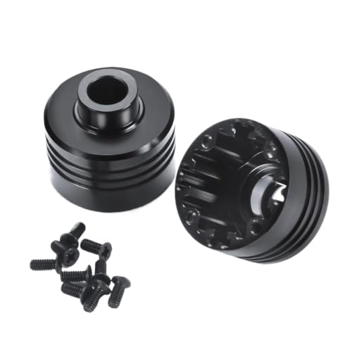 NexusDrive Aluminiumachse Differhöhle Case Center Differentialgehäuse kompatibel mit 1 10 -Skala -RC -Crawler -Auto -Upgrade -Teilen für RBX10 AXI03005 Modelle von NexusDrive