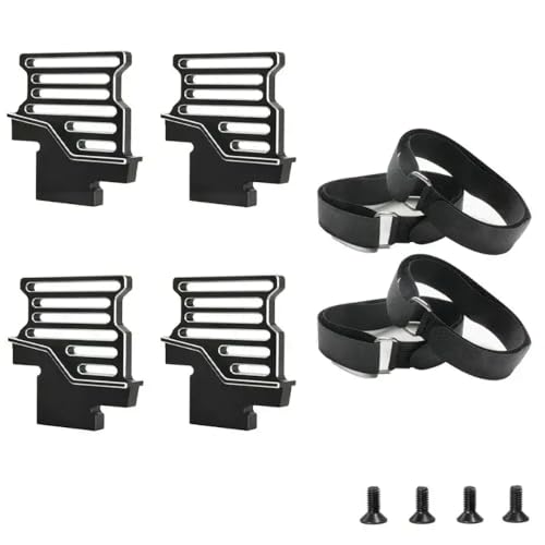 NexusDrive Aluminiumhalter XRT126M06 ​​für 1/6 -Skala 4WD 8S RC -Auto, das mit verschiedenen TRX -Modellen kompatibel ist(Black) von NexusDrive