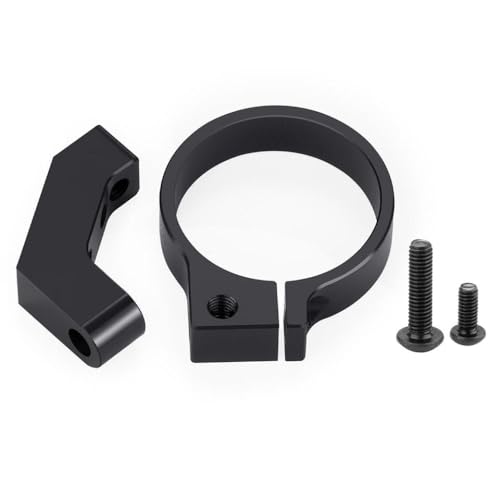 NexusDrive Aluminiummotor -Lüftermontage Kühlabdeckung Wärmekühlkörper kompatibel mit Motoren mit 20 mm 24 mm Durchmesser für 1 18 1 14 Skalierungsmodelle(20MM-Black) von NexusDrive