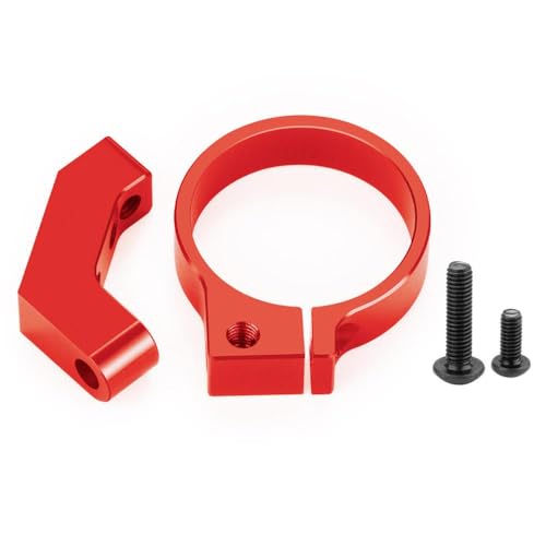 NexusDrive Aluminiummotor -Lüftermontage Kühlabdeckung Wärmekühlkörper kompatibel mit Motoren mit 20 mm 24 mm Durchmesser für 1 18 1 14 Skalierungsmodelle(20MM-Red) von NexusDrive