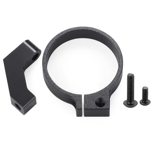 NexusDrive Aluminiummotor -Lüftermontage Kühlabdeckung Wärmekühlkörper kompatibel mit Motoren mit 20 mm 24 mm Durchmesser für 1 18 1 14 Skalierungsmodelle(24MM-Black) von NexusDrive