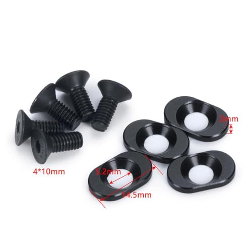NexusDrive Aluminiummotor -Sitzverstärkungswaschmaschine für 1/8 Skala 4WD RC -Autos kompatibel mit verschiedenen Marken -Upgrade -Teil(Aluminum Alloy) von NexusDrive