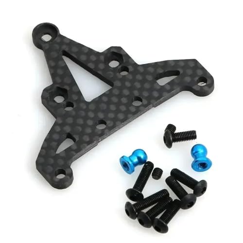 NexusDrive Carbon Fiber Getriebehalterungshalterhalter Hülle kompatibel mit 1/10 Skala XV01 RC -Autokarton -Vorder- und Hintergrad -Teilezubehör kompatibel(Front) von NexusDrive