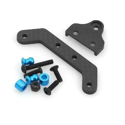 NexusDrive Carbon Fiber Getriebehalterungshalterhalter Hülle kompatibel mit 1/10 Skala XV01 RC -Autokarton -Vorder- und Hintergrad -Teilezubehör kompatibel(Rear) von NexusDrive