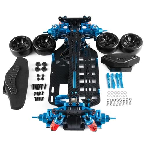 NexusDrive Einstellbarer Aluminium -Kunststoff -Chassis -Rahmenkörper -Körperschalen -Swing -Arm für 1 10 TT01 RC -Modellauto -Upgrade kompatibel mit RC -Autoteilen von NexusDrive
