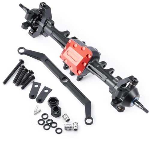 NexusDrive Erweiterte Aluminium -Vorderachsen für 1 18 -Skala -RC -Crawler -Autos, die mit Bronco- und Trail K10 -Modellen kompatibel sind(Front Axle) von NexusDrive