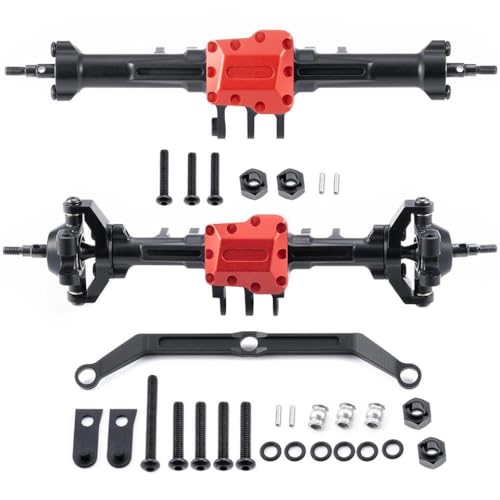 NexusDrive Erweiterte Aluminium -Vorderachsen für 1 18 -Skala -RC -Crawler -Autos, die mit Bronco- und Trail K10 -Modellen kompatibel sind(Front and Rear) von NexusDrive