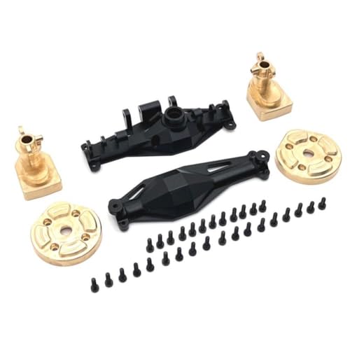 NexusDrive H12Y H12Y+ Metallachse Gehäuse Messinggewicht für 1 12 -Skala RC Crawler Car Upgrade -Teile, die mit verschiedenen Crawler -Modellen kompatibel sind(Rear Black) von NexusDrive