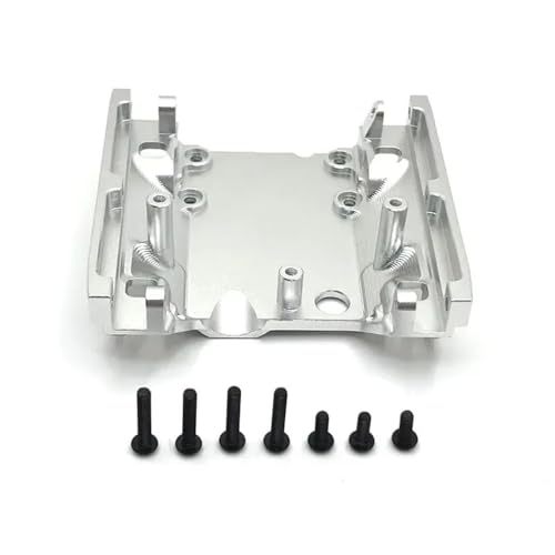 NexusDrive Hyper Go H12Y H12Y+ Metall -Skid -Platten -Getriebe Getriebe -Mount -Basis -Upgrade Teil für 1 12 Skala RC Crawler Car Compatible mit verschiedenen Modellen(Silver) von NexusDrive