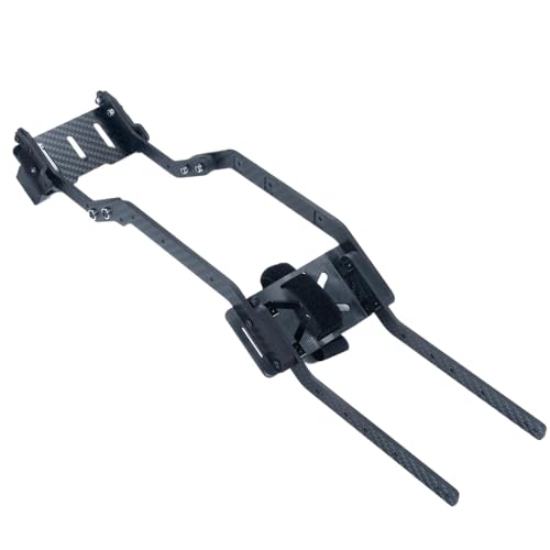 NexusDrive Kohlefaser -Chassis -Rahmen -Träger -Kit mit Tablett für 1 10 -Skala -RC -Crawler -Upgrade -Teile für -Stile für -Stile kompatibel von NexusDrive