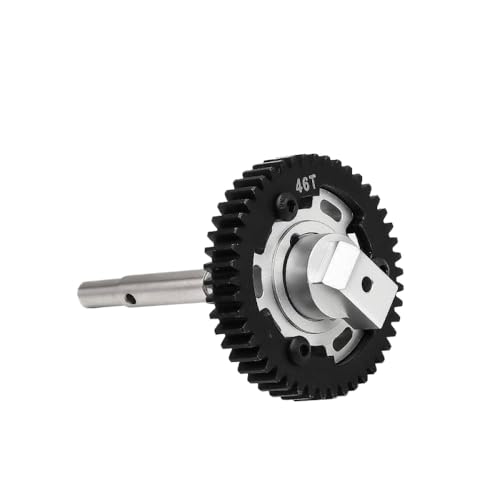NexusDrive Kompatible Getriebe Hauptrad- und Eingangswelle für 1/5 1/6 XRT RC -Auto -Upgrade großer Lager -Lager -Cush -Antriebsteile(46T) von NexusDrive