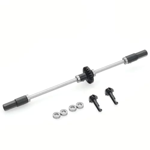 NexusDrive Kompatible Metal-Getriebe-Brückenachse für B14 B24 B-24 C14 C24 C-24 B16 B36 Q60 1/16 RC-Autokalo-Vorder-Hinterachrad-Ersatzteile Teile(Medium) von NexusDrive