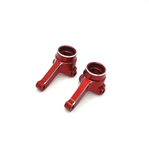NexusDrive Lenkbecherfront für 1/10 Skala RC-Modellautos kompatibel mit PTG-2 PTG-2R Racing Buggy Crawler Upgrade Teile Metal Op Accessoires(Red) von NexusDrive