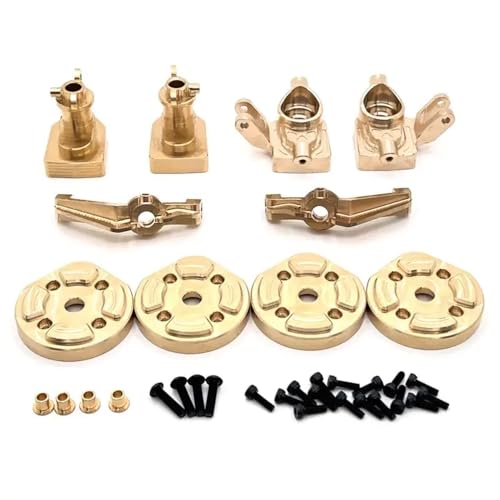 NexusDrive Messinglenker C -Form Sitz hinteres Zahnrad Abdeckung Gegengewichtige kompatibel mit H12Y H12Y+RC Model Cars Auto Teile(10PCS) von NexusDrive