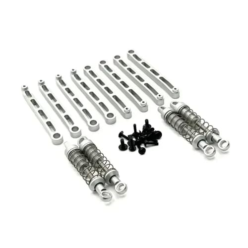 NexusDrive Metall -Upgrade -Chassis Fester Hebelschockdämpfer Ersatzteil kompatibel mit 1/12 Skala MN78 Modell RC Car(Silver) von NexusDrive