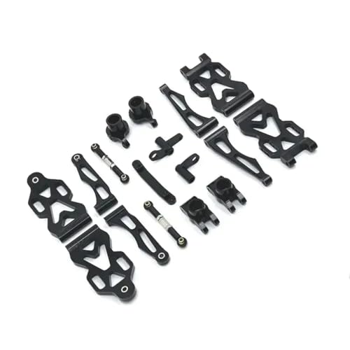 NexusDrive Metall -Upgrade -Teile Swing Arm Lenkbecher Verbindungsstange Set kompatibel mit 1 16 -Skala -RC -Automodellen 16101 16102 16103 16104 16106 16201(Black) von NexusDrive