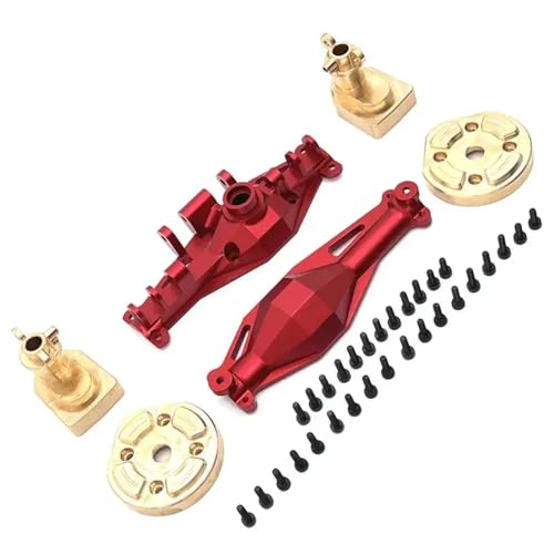 NexusDrive Metall Vordere Hinterachse Schale Messing Cup C Sitzabdeckung kompatibel mit Hyper Go H12Y H12+ RC Crawler Buggy Car Upgrade -Teile(R-R) von NexusDrive