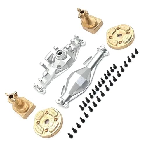 NexusDrive Metall Vordere Hinterachse Schale Messing Cup C Sitzabdeckung kompatibel mit Hyper Go H12Y H12+ RC Crawler Buggy Car Upgrade -Teile(R-S) von NexusDrive