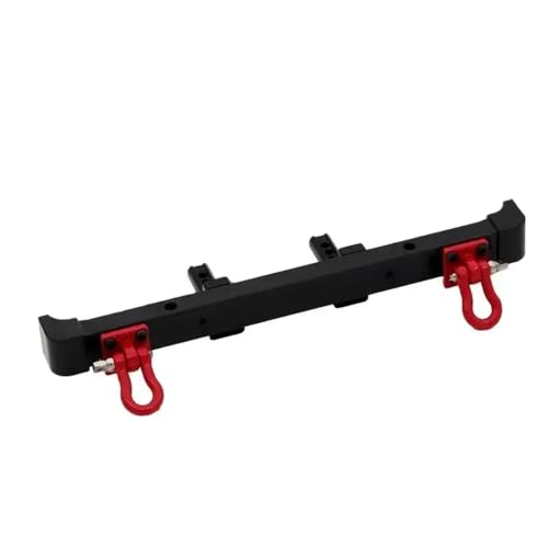 NexusDrive Mn128 Mn86 G500 kompatibler Metall vorne Heckstoßstange mit Schlepptau -Aufrüstung für 1 12 -Skala -RC -Autos(Black R) von NexusDrive