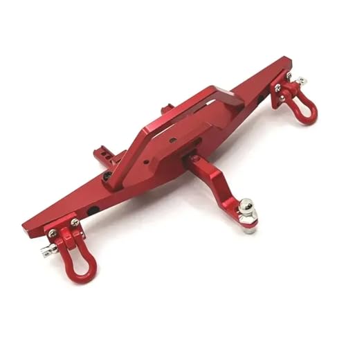 NexusDrive Mn128 Mn86 G500 kompatibler Metall vorne Heckstoßstange mit Schlepptau -Aufrüstung für 1 12 -Skala -RC -Autos(Red F) von NexusDrive