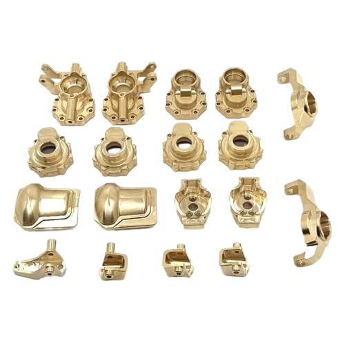 NexusDrive RC 1/10 Auto -Upgrade -Teile Messing Zahnradgehäuse Gegengewicht mit 104006 104010 104020 104026 Achs -Gate -Zubehör kompatibel von NexusDrive