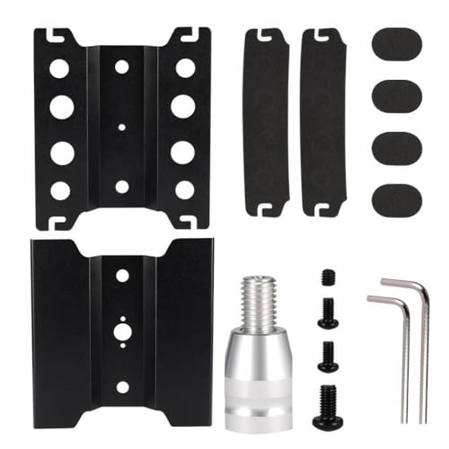 NexusDrive RC -Auto- und Crawler Arbeitsständer Montageplattform kompatibel mit 1/10 1/8 1/12 Skalierungsmodelle Metallreparaturstation Metall(Black) von NexusDrive