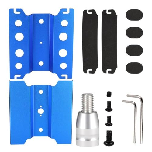 NexusDrive RC -Auto- und Crawler Arbeitsständer Montageplattform kompatibel mit 1/10 1/8 1/12 Skalierungsmodelle Metallreparaturstation Metall(Blue) von NexusDrive