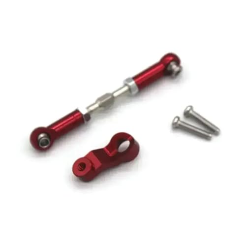 NexusDrive RC -Autolenkstangen Traktionsstabzubehör kompatibel mit 16207 16208 16209 16210 H16 Universal Fit(Rouge) von NexusDrive