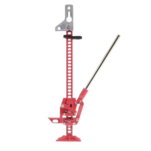 NexusDrive RC Crawler Car Metal Metal Sliding Jack Tool Lift Simulation Teil kompatibel mit CC01 1 10 Scale Off Road Vehicle Fahrzeug(Red) von NexusDrive