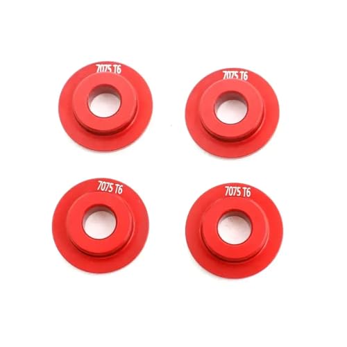 NexusDrive RC Off-Road Desert Racing Short Course Reifen 1/8 Skala 17mm Sechskantradadapter kompatibel mit 336184 Buggy Elastic Wheels Autoteile(Rouge) von NexusDrive