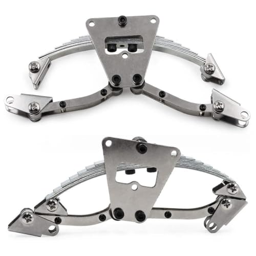 NexusDrive RC Suspension Lift mit Stahlblattfeder und Laschen kompatibel mit 1 14 -Skala -Anhängermodell -Autoteilen und Zubehör von NexusDrive