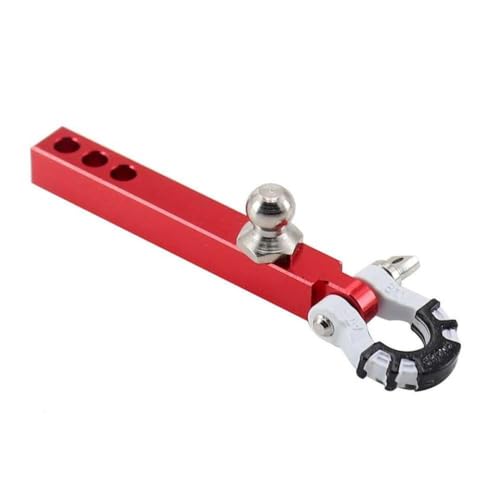 NexusDrive Schlepphaken für 1 10 -Skala RC Crawler kompatibel mit TRX 6 und 90046 Models Metall -Upgrade -Teil passt zu Yikong -Crawler(Redwhite) von NexusDrive