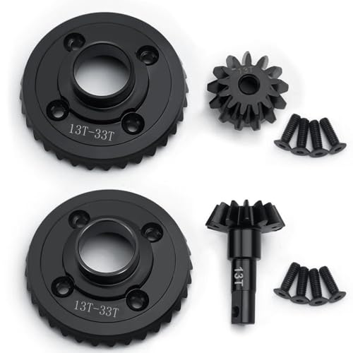NexusDrive Stahl vor Hinterach Differential Differential Diff Zahnrad -Kegelgetriebe Set SETE(Front and Rear) von NexusDrive