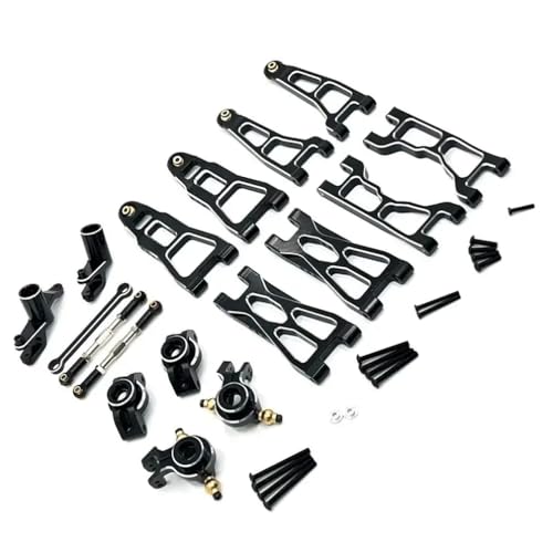 NexusDrive UD1201 UD1202 Pro Metal Lenering Cup Suspension Arm kompatibel mit 1 12 -Skala -RC -Autos vordere Hecklenkbaugruppe Upgrade -Teile Zubehör(Black) von NexusDrive
