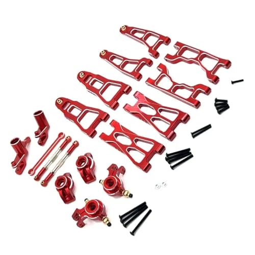 NexusDrive UD1201 UD1202 Pro Metal Lenering Cup Suspension Arm kompatibel mit 1 12 -Skala -RC -Autos vordere Hecklenkbaugruppe Upgrade -Teile Zubehör(Red) von NexusDrive