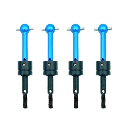 NexusDrive Universal Drive-Welle für 1/10-Skala-RC-CARs, die mit TT-01 TT01 TT-02 TT02 TA04-Models Aktualer 53792 kompatibel sind(Blue 4pcs) von NexusDrive