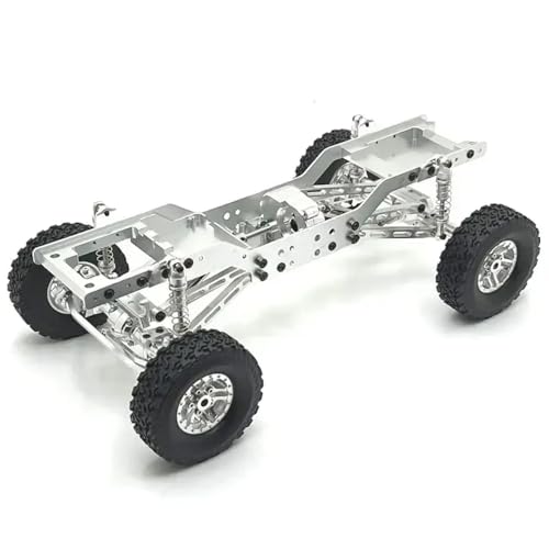 NexusDrive Upgrade Metall vordere Heckrahmenrahmen -Gehäuse mit Mn Modell 1 12 Mn78 RC -Autoteile kompatibel(Silver) von NexusDrive